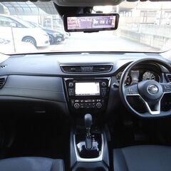 即乗りＯＫ 4WD エクストレイルハイブリッド 後期 プロパイロット エマージェンシーブレーキ ナビ フルセグTV Bluetooth アラウンドビューモニター パワーバックドア インテリキー 撥水シート LEDライト ETC ドラレコの画像