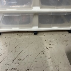 石　2510-422  押入れ収納ケース 6段 キャスター付き キズ 汚れありの画像