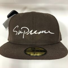 ジモティ割引有★【ジャングルジャングル岸和田店】NEWERA SUPREME コラボキャップ ブラウン系 ニューエラ シュプリーム 南大阪 岸和田 貝塚市 泉佐野市 高石市 泉大津市 和泉市 忠岡町 熊取町の画像