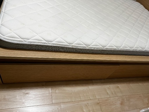 IKEA 収納付きダブルベッド