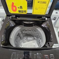 J2114【リユースのサカイ柏店】NITORI　ニトリ　6.0kg全自動洗濯機　NTR-60BK　2022年製　動作確認、クリーニング済み　参考価格21,780円 の画像
