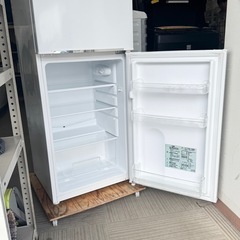 【超美品‼️】A-STAGE 2019年製 118Lノンフロン冷凍冷蔵庫 2ドア ミニ冷蔵庫 ホワイト♪の画像