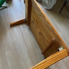 折畳式　ウッドローテーブル 　の画像