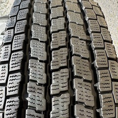 【軽バン・軽トラック用 バリ山 スタッドレスタイヤ YOKOHAMA iceGURAD iG91 145/80R12 LT 】社外品12インチアルミホイール付き  12X4.00B  4本セット  美品！の画像