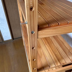 【お譲り先決定】　 棚　シェルフ　木製の画像