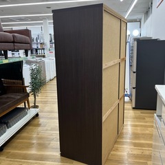 ワードローブ ３枚扉 ダークブラウン 収納家具 家具 のご紹介です！の画像