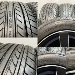 新品【NANKANG NS-20 245/40ZR20】夏タイヤ【ファブレス パンデミック LW-8 20インチ 8J6HPCD139.7+30】ブラック ハイエース　(MTA121MY)クレジットカード QRコード決済可能の画像