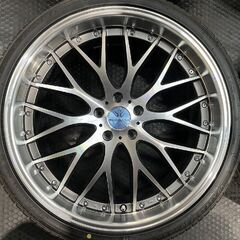 新品【WINRUN 245/35ZR21】夏タイヤ【BADX ロクサーニ マルチフォルケッタ 21インチ 9J5HPCD114.3+38】深リム アルファード等　(MTA122MY)クレジットカード QRコード決済可能の画像