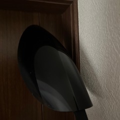 黒いデスクライト②、スイッチングアダプター付き。の画像