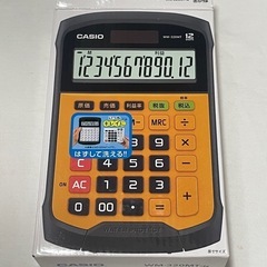 新品未使用　CASIO 防水・防塵　電卓　WM-320MT-Nの画像