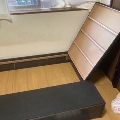 セミダブル　ベッドフレームの画像