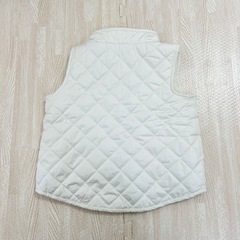 babyGap 95cm ホワイト ダウンベスト　の画像