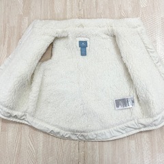 babyGap 95cm ホワイト ダウンベスト　の画像