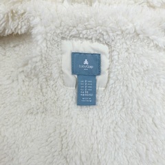 babyGap 95cm ホワイト ダウンベスト　の画像