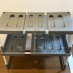 押入れラック伸縮タイプ(２台) の画像