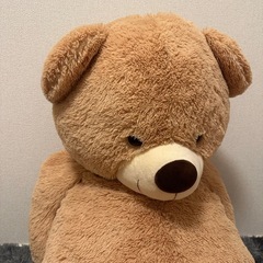 【約130cm】くまのぬいぐるみの画像