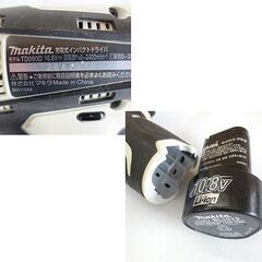 makita マキタ 10.8V 充電式インパクトドライバ TD090D バッテリー1個付き ドライバー 電動工具 札幌 北20条店の画像