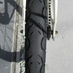 E592★　18800円★　ミニベロ中古自転車 【20インチ　白　シングルスピード　クロモリフレーム 】の画像