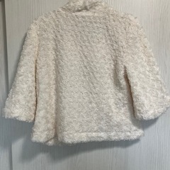 petit margot ホワイトショートカーディガンの画像