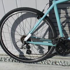 E593★37800円★整備済み スポーツ中古自転車【クロスバイク　ビアンキ　カメレオンテ1　51㎝　チェレステ】の画像