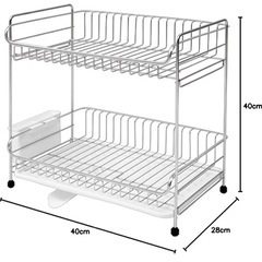 【新品】水切りラックの画像