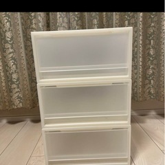 無印良品 ポリプロピレン収納ケース・小 3個セットの画像