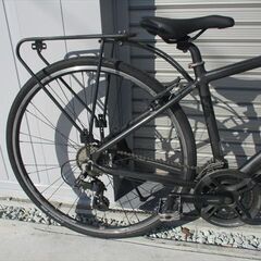 E595★24800円★整備済み スポーツ中古自転車 【クロスバイク　ブリヂストン　シルバ　黒　42㎝】の画像