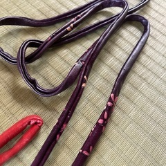 帯締め　革　2本セットの画像