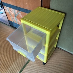 収納ケース　プラスチック　3段の画像