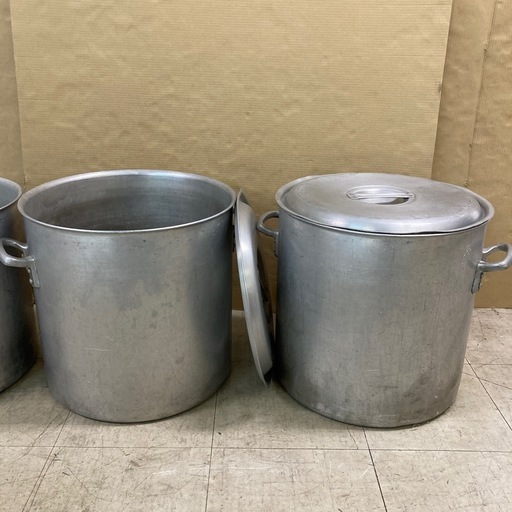 AKAO 寸胴鍋 アルミ製 42cm 4点 まとめ 調理器具