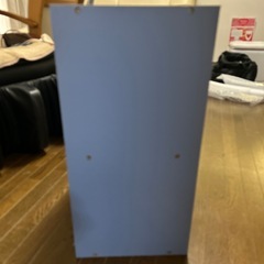 2段　カラーボックス　水色　58㎝の画像