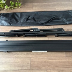 キャンプ用品☆TARAS BOULBA アルミハイローテーブル黒☆の画像