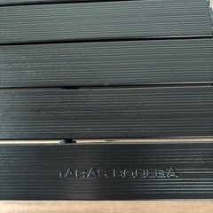 キャンプ用品☆TARAS BOULBA アルミハイローテーブル黒☆の画像