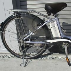 E599★整備済み　中古電動自転車★ヤマハ　パスナチュラ【27インチ　パープル　8.9Ah】の画像