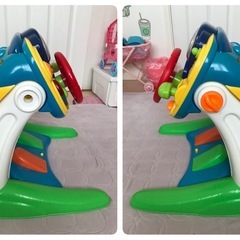 音の鳴る車のおもちゃ　運転まねっこの画像