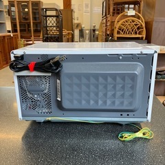 K2510-236 IRIS OHYAMA 電子レンジ 18L フラットテーブル IMB-F184-6 ホワイト 2019年製 通電確認済み キズ汚れ有りの画像