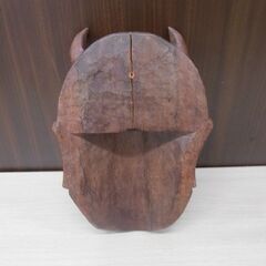 般若面 木彫り 彫刻 飾り 魔除け 仏教美術 お面 壁掛け 苫小牧西店の画像