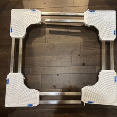 洗濯機 台 CREEKS 組立ラクラク 洗濯機置き台 キャスター付き 耐荷重500kg ラック かさ上げ台 冷蔵庫台 洗濯機パン  置き台 洗濯機キャスター 伸縮式 サイズ調整可能 減音防振 の画像
