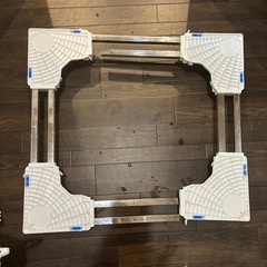 洗濯機 台 CREEKS 組立ラクラク 洗濯機置き台 キャスター付き 耐荷重500kg ラック かさ上げ台 冷蔵庫台 洗濯機パン  置き台 洗濯機キャスター 伸縮式 サイズ調整可能 減音防振 の画像