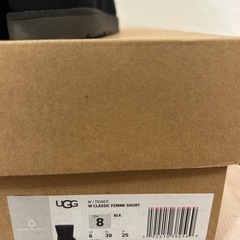 超美品　UGG CLASSIC SHORT BOOT ムートンブーツ ブラック 25cmの画像