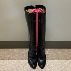 【COLE HAAN × NIKE AIR】本革ロングブーツ ブラック 7 1/2B
の画像