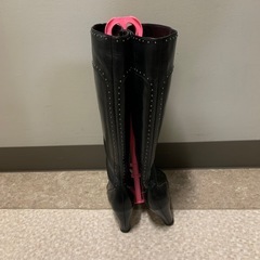 【COLE HAAN × NIKE AIR】本革ロングブーツ ブラック 7 1/2B
の画像