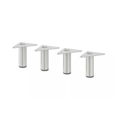 IKEA エーケト　収納棚×2set +　シルバー脚の画像