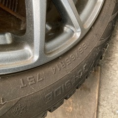 受け取り完了。軽スダットレスホイールの画像