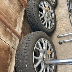 受け取り完了。軽スダットレスホイールの画像