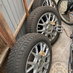 受け取り完了。軽スダットレスホイールの画像