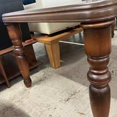 2510-429 木製ダイニングテーブル　キズ汚れ有りの画像