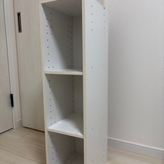 22 x 30 x 90cm ホワイトカラーボックス　の画像