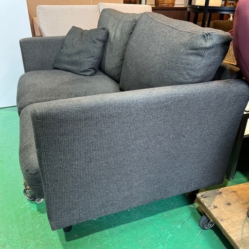 ニトリ⭐︎2人掛けワイドソファー　グレー ニトリ（NITORI） ソファー ソファ 2.5人掛け 布張りワイドソファ