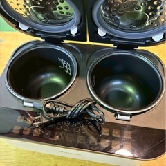 Shelddi 炊飯器 3合~5.5合 ダブルインナー 双内釜 一人暮らし ツインシェフ 5合炊きの画像